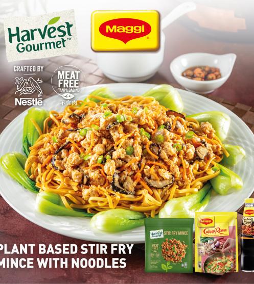 Harvest Gourmet Plant Based Stir Fry Mince with Noodle