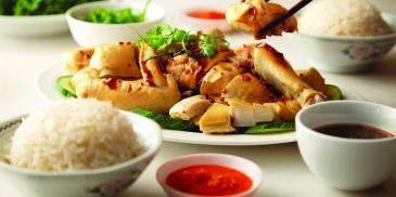 Hainanese Steamed Chicken Rice